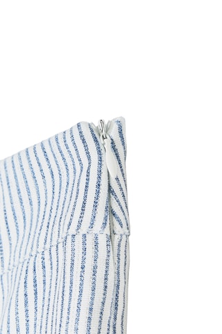 Jupe-short - Blanc et bleu cobalt
