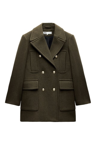 Manteau en laine - Kaki