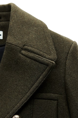 Manteau en laine - Kaki