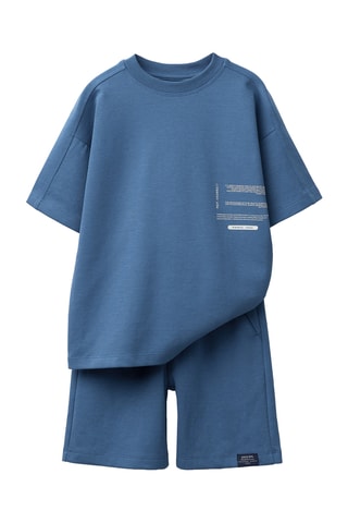 T-shirt et short - Bleu cobalt