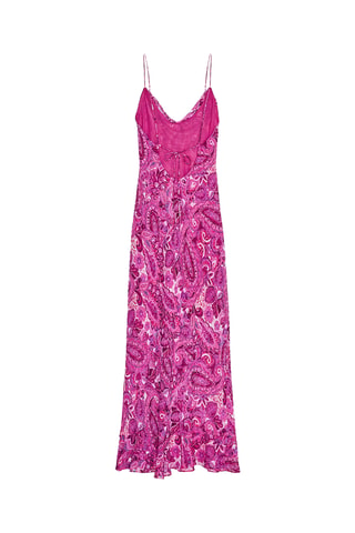 Robe midi - Fuchsia