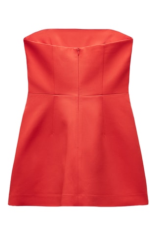 Robe bustier - Rouge