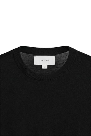 Pull en laine et cachemire - Noir