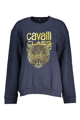 Sweater - Marineblauw - Beige, blauw en geel