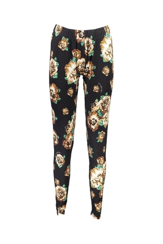Legging - Zwart - Zwart, groen en geel