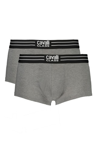 2 Boxers - Grijs - Wit, zwart en grijs