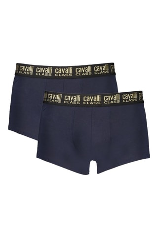 2 Boxers - Marineblauw - Zwart, blauw en geel