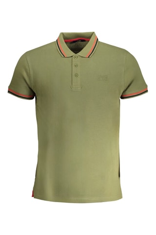 Polo - Kaki - Zwart, rood en groen