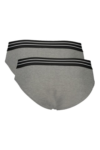 2 Slips - Grijs - Wit, zwart en grijs