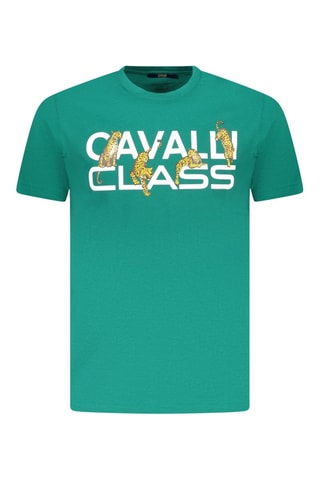 T-shirt - Groen - Wit, groen en geel