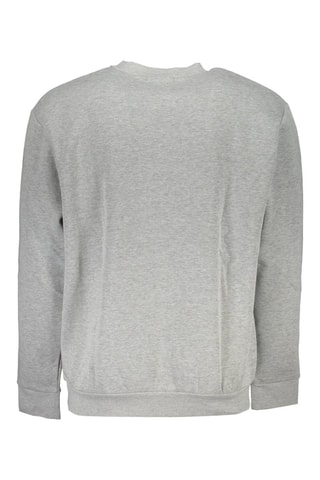 Sweater - Gemêleerd Lichtgrijs - Zwart, geel en grijs