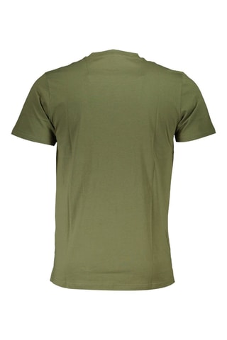 T-shirt - Kaki - Wit en groen