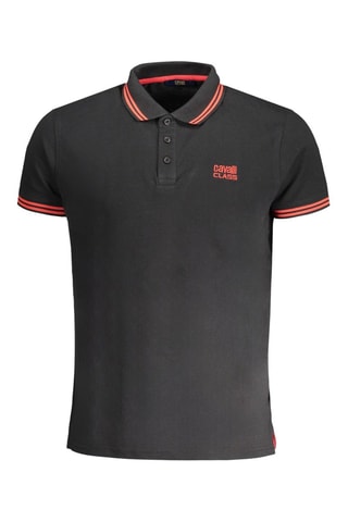 Polo - Zwart - Zwart en rood