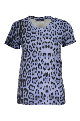 T-shirt - Blauw - Zwart en blauw