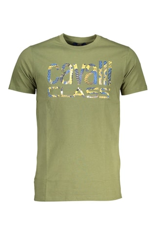 T-shirt - Kaki - Blauw, groen en geel