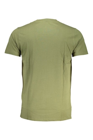 T-shirt - Kaki - Blauw, groen en geel