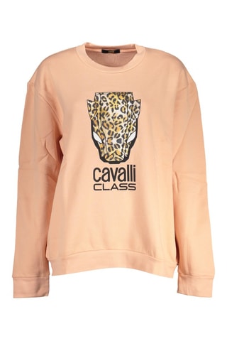 Sweater - Perzikkleurig - Zwart, geel en oranje