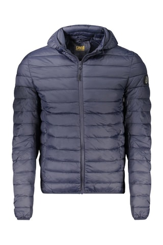 Gewatteerde Jas met Capuchon - Marineblauw - Blauw