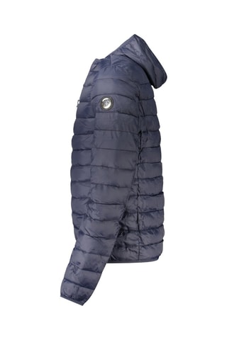 Gewatteerde Jas met Capuchon - Marineblauw - Blauw