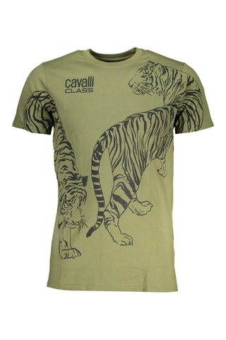 T-shirt - Kaki - Zwart en groen