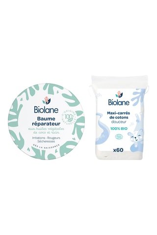 Baume Réparateur - 45ml et 60 maxi carrés de coton Bio