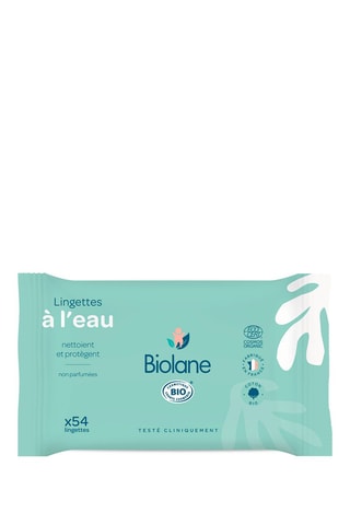 2 x 54 lingettes à l'eau bio