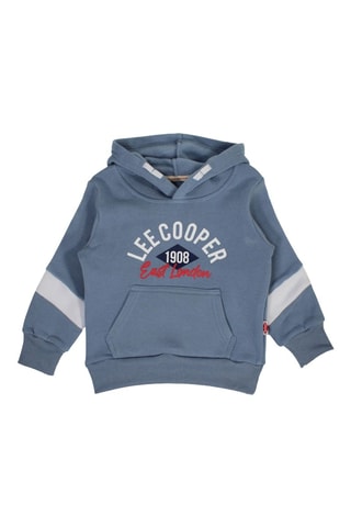 Sudadera con capucha y pantalón de chándal  - Blanco y azul