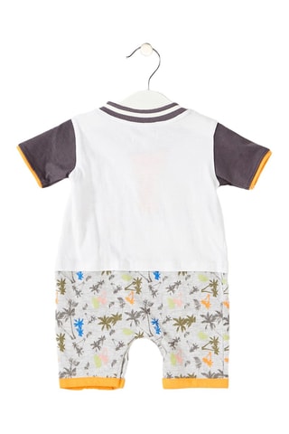 Mono - Blanco y gris