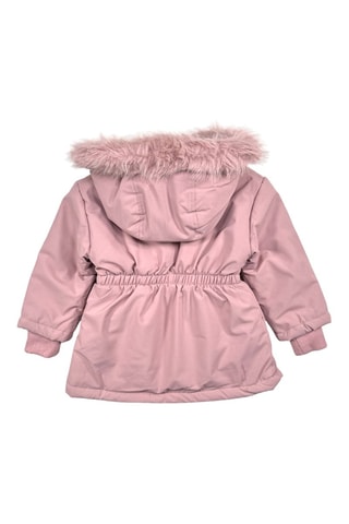 Parka con capucha  - Rosa
