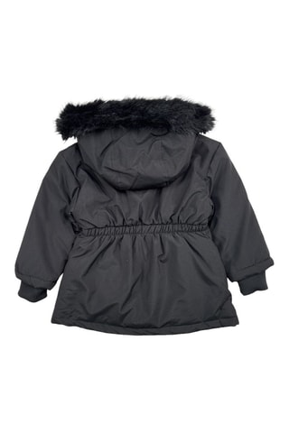 Parka con capucha  - Negro