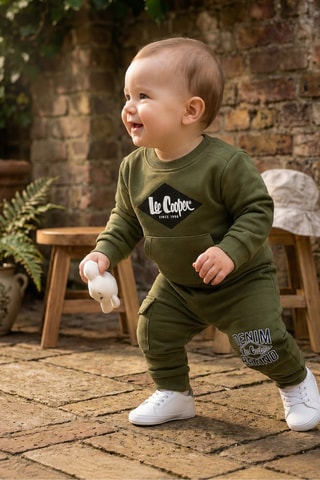 Sudadera y pantalón de chándal - Lee Cooper - Caqui