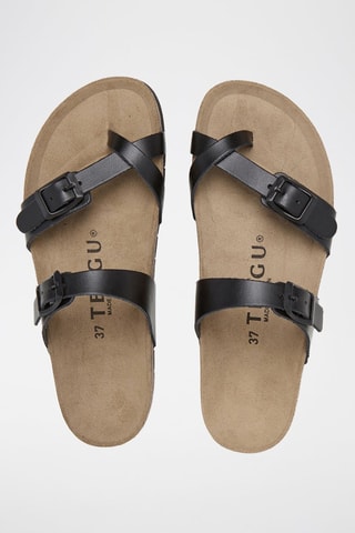 Sandales en cuir - Noir