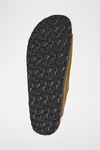 Mules en nubuck - Kaki