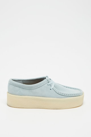 Derbys en nubuck Wallabee Cup - Bleu