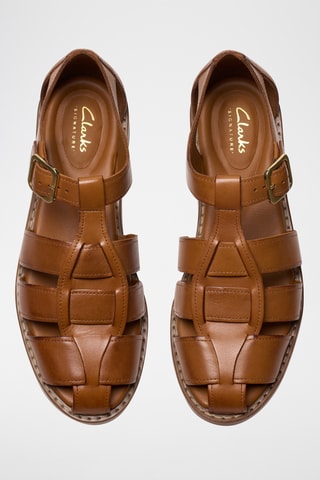 Sandales en cuir Hana - Marron