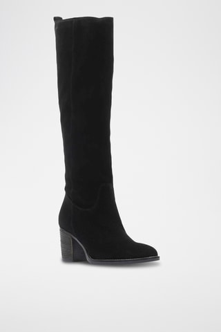 Bottes en nubuck Park - Noir