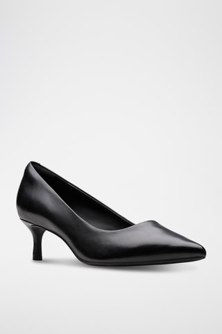 Escarpins en cuir Zarey - Noir