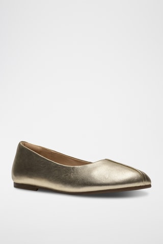Ballerines en cuir - Bleu clair