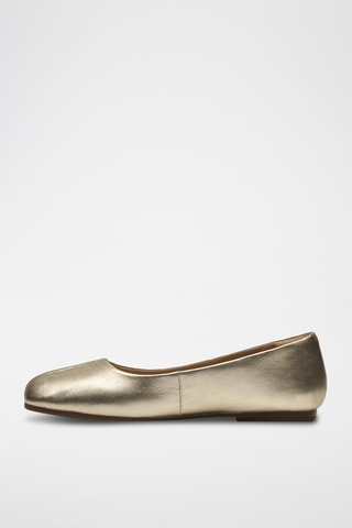 Ballerines en cuir - Bleu clair