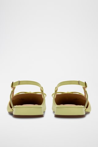 Ballerines en cuir - Jaune