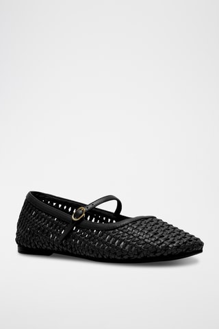Babies en cuir - Bleu clair