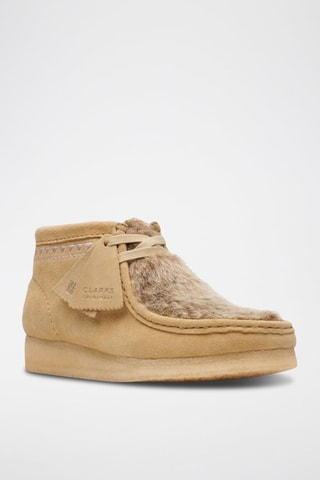 Boots en nubuck Wallabee - Marron