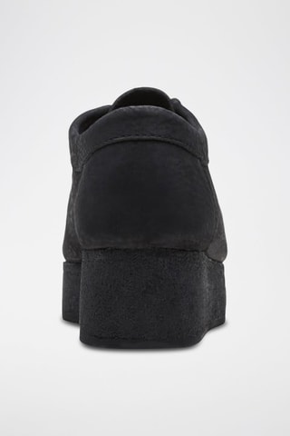 Low boots plateformes en nubuck Wallacraft - Noir