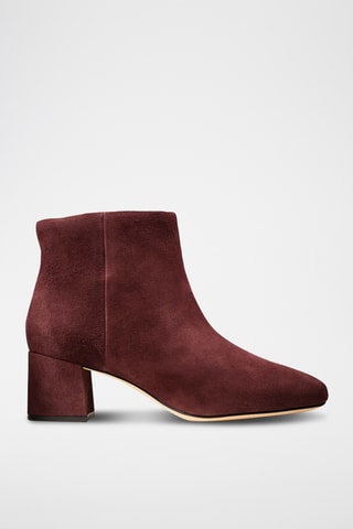 Bottines en nubuck Sheer - Bordeaux
