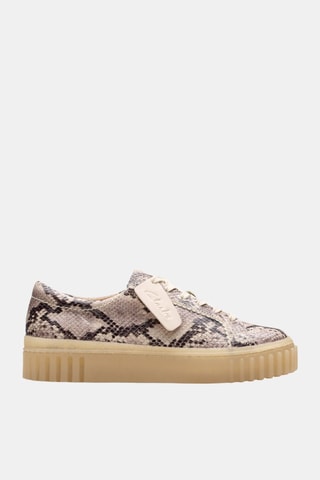 Baskets plateformes en cuir Mayhill Walk - Gris