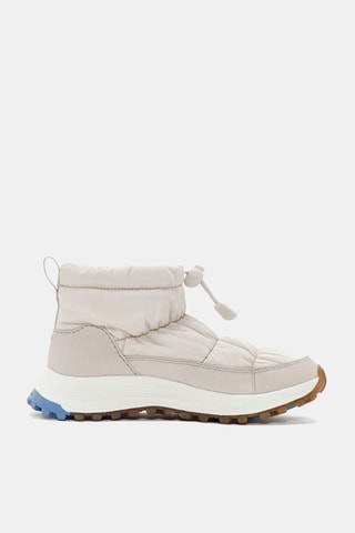 Baskets montantes en cuir ATLTrek - Ecru
