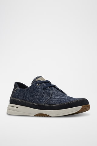 Baskets en nubuck - Bleu