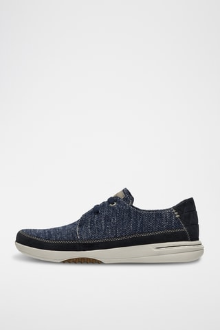 Baskets en nubuck - Bleu