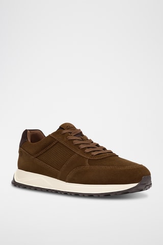 Baskets en nubuck - Marron