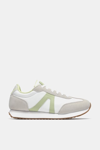 Baskets en cuir - Vert clair